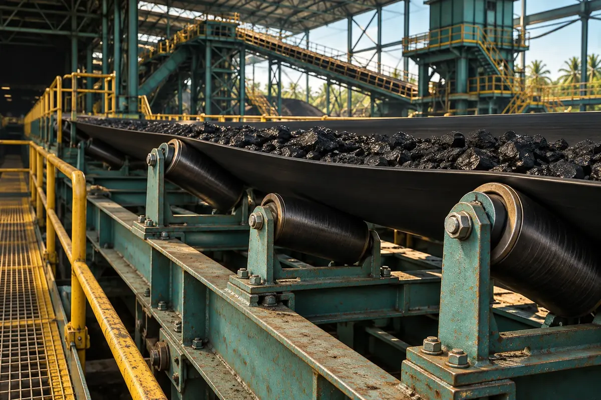 Conveyor belt dan jetty